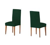 Martina Home Chair Cover with Backrest 24 x 30 x 6 cm Bottle Green, 2 Units