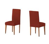 Martina Home Chair Cover with Backrest 24 x 30 x 6 cm Brick 2 Units