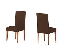 Martina Home Chair Cover with Backrest 24 x 30 x 6 cm Brown, 2 Units
