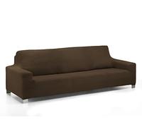 Martina Home Daytona Super Elastic Multi Adaptable Sofa Cover, Chocolate, 3 Seater