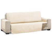 Martina Home Diamond Cushion Sofa Cover Reversible Beige Leather 4 Seater