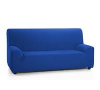 Martina Home - Elastic cover for 3-seater sofa, model TUNEZ, Color BLUE ELECTRIC, Measure from 180 to 240 cm
