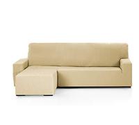 Martina Home Emilia Chaise Lounge Cover, Cotton Elastane Polyester, Beige, Brazo izquierdo Corto (Visto de frente)