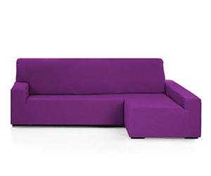 Martina Home - Emilia - Elastic Chaise Lounge Cover - Long Right Arm (Front View) - Cardinal