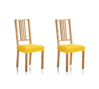 Martina Home Emilia Pack of Fabric Seat Covers 24x30x6 cm gold