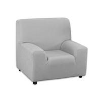 Martina Home Emilia Stretch Sofa Cover for 1 Seater 70 to 110 cm Width Colour Grey Soul