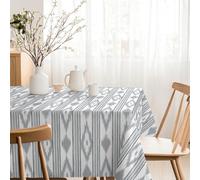 Martina Home Grey Islands Resin Tablecloth 140 x 140 cm