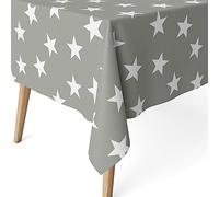 Martina Home Grey Resin Tablecloth 220cm x 140cm