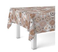 Martina Home JUCAR Brown Oilcloth Tablecloth 200 x 140 cm