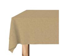 Martina Home Levant Resin Coated Tablecloth 260 x 140 cm Beige