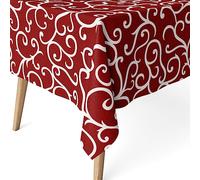 Martina Home Loiret Resin Tablecloth Bordeaux 140 x 140 cm