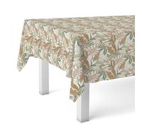 Martina Home Luonto Waterproof Oilcloth Tablecloth Brown 100 x 140 cm Stain-Resistant Rectangular