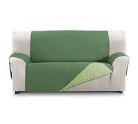 Martina Home Milano Cover Sofa Cover, Quilted Reversible Sofa Protector 4 Seater Green/Bottle