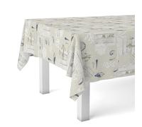 Martina Home Narcea Blue Oilcloth Tablecloth 100 x 140 cm