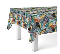 Martina Home Navy Blue Oilcloth Tablecloth 300 x 140 cm