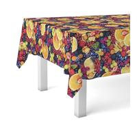 Martina Home Oilcloth Tablecloth Fruits Unique 140 Round
