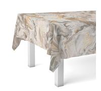 Martina Home Oilcloth Tablecloth GENIL Gold 250 x 140 cm