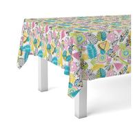 Martina Home Oilcloth Tablecloth Juicy Blue 220cm x 140cm