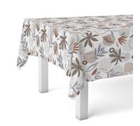 Martina Home Oilcloth Tablecloth Seal Grey 140 x 140 cm