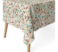Martina Home Olena Red Resin Coated Tablecloth 140 x 140 cm