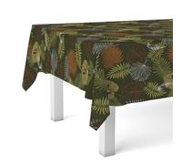 Martina Home Orange Arga Oilcloth Tablecloth 140cm x 140cm