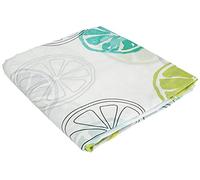 Martina Home Pack of 2 Curtains with Net Curtain for Kitchen Lemon Model