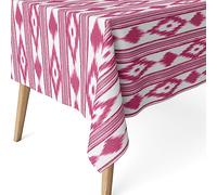 Martina Home Resin Coated Tablecloth Islands Pink 250cm x 140cm