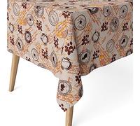Martina Home Resin Tablecloth Coffee Brown 200 x 140 cm