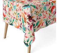 Martina Home Resin Tablecloth Watercolour Red 250 x 140 cm