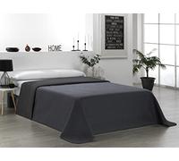 Martina Home Reversible Bedspread Charcoal Black 90cm Bed