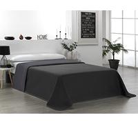 Martina Home Reversible Bedspread Charcoal Black Bed 105