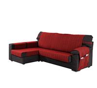 Martina Home Ribera Covers Chaise Longue, Left Arm 32x280x8 cm red