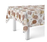 Martina Home Siena Brown Oilcloth Tablecloth 240 x 140 cm