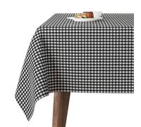 Martina Home Stain Resistant Tablecloth MADE Petit Vichy Black 100 x 140 cm