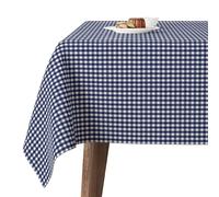 Martina Home Stain Resistant Tablecloth MADE Petit Vichy Navy 300 x 140 cm
