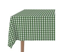Martina Home Stain Resistant Tablecloth Vichy Green Bottle 200 x 140 cm