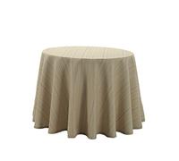 Martina Home Table Skirt Model Ribera Model Redonda de 80 ecru