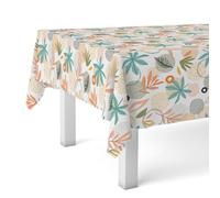 Martina Home Tablecloth Oilcloth Seal Orange 180 x 140 cm