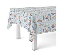 Martina Home Tablecloth Oilcloth Segre Blue 140 x 140 cm