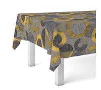 Martina Home Tambre Oilcloth Tablecloth 240 x 140 cm Yellow