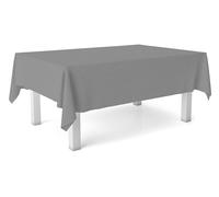 Martina Home TER Grey 140 Round Oilcloth Tablecloth