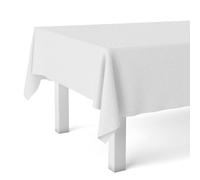 Martina Home TER White Oilcloth Tablecloth 240 x 140 cm