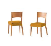 Martina Home Tunez Pack of 2 Chair Covers Mustard