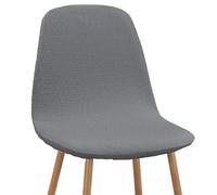 Martina Home Tunis Set of 2 Elastic Chair Covers Grey