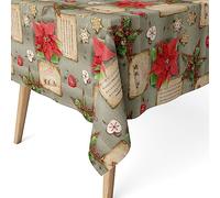 Martina Home Unique Resin Coated Christmas Tablecloth 180 x 140 cm