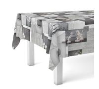 Martina Home Zen Stones Oilcloth Tablecloth Unique 260 x 140 cm