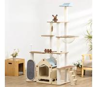 MARTINA Windmill Wooden Cat Tree