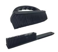 MartinCox Rubber Pet Hair Fur Remover Comb & Brush Twin Pack Set