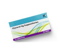Martindale Glycerin Suppositories Adult 4g Pack of 12