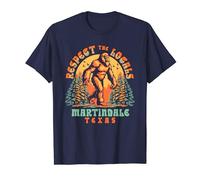 Martindale Texas Respect the Locals Bigfoot Sasquatch T-Shirt